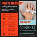 MAVA Open Gym Gloves for Men & Women; Padded Weight Lifting Gloves with Wrist Support for Comfort, Protection; Strong-Grip Fingerless Workout Gloves for Men & Women; Anti-Sweat Gym Accessories (Large, Black)