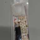 Mosonio Compatible with Bling Apple Watch Band Women 40/44/41/45/42/46mm with Shiny Metal Case, Full Sparking Luxury Diamond Bands and Cover Set, Charming Wedding Strap for iWatch SE Series 11/10/9/8/7/6/5/4 (Gold)