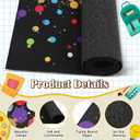 Klyyo Clyro Classroom Rug 5 x 7 ft Colorful Polka Dots Rainbow Classroom Area Rug Non Slip Back to School Area Mat for Class Activities Reading Corner Play Carpet for Preschool Playroom(Polka Dot)