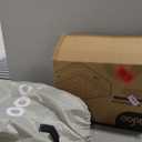 iDOO Queen Air Mattress with Built in Pump, 18 Raised Comfort Inflatable Blow up Mattress, Upgraded Four Chamber Portable Air Bed for Camping, Guests and Home, 650 lbs Max (Grey)