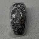 Pendant Light Shade Replacement, Metal Lampshade with 1-5/8" Fitter, ALUCSET 7.8" Height and 4.7" Diameter Etched Hollowed Lamp Shade, Metal Oval Shaped Cover for Chandelier Pendant Light Wall Lamp (Bronze Black)