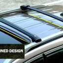 Lockable Roof Rack Cross Bars Compatible with Subaru Outback 2026 Luggage Cargo Carrier Anti-Theft Metal Roof Rack Cross Rails