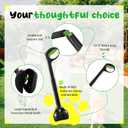 27.5" Dog Pooper Scooper, Pooper Scooper for Large, Medium, Small Dogs, Easy Single-Hand Operation, No More Bending, High-Strength Material, Suitable for Yard, Sand, Grass, and Gravel