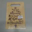 Christmas Bamboo Cutting Board Gifts, Christmas Gifts for Women Man, It's Beginning To Taste A Lot Like Christmas Charcuterie Board, Christmas Housewarming Gifts, Holiday Home Kitchen Decorations -33