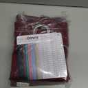 ChrisDowa Grommet Blackout Curtains for Bedroom and Living Room - 2 Panels Set Thermal Insulated Room Darkening Curtains (Burgundy Red, 52W x 45L)