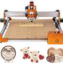 FoxAlien Masuter Pro CNC Router Machine, Upgraded 3-Axis Engraving All-Metal Milling Machine for Wood Acrylic MDF Nylon Carving Cutting
