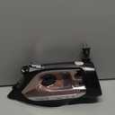 Rowenta Access Stainless Steel Soleplate Steam Iron with Retractable Cord, Powerful Steam Diffusion, Auto-Off and Anti-Drip, 1725 Watts, Black Clothes Iron, DW2459