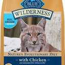 Blue Buffalo Wilderness High-Protein, Grain-Free Natural Dry Food for Adult Cats, Weight Control, Chicken, 11-lb Bag (14.67 Ounce (Pack of 12))