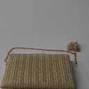 Summer Straw Clutch Purses for Women Raffia Evening Bag Woven Crossbody Handbags for Party Wedding