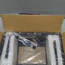 8"x8" (Actual: 7.5"x7.5") Deck Post Base Covers Aluminum,Split Style Post Base Trim Skirt Decorative Black 1Pack