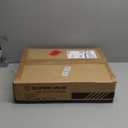 SUPERJARE Nightstand with Charging Station, Bed Side Table with Adjustable Fabric Drawer, Night Stand for Bedroom, 3-Tier Storage End Table, for Living Room, Rustic Brown and Black (M (11.8"D x 15.7"W x 23.4"H))