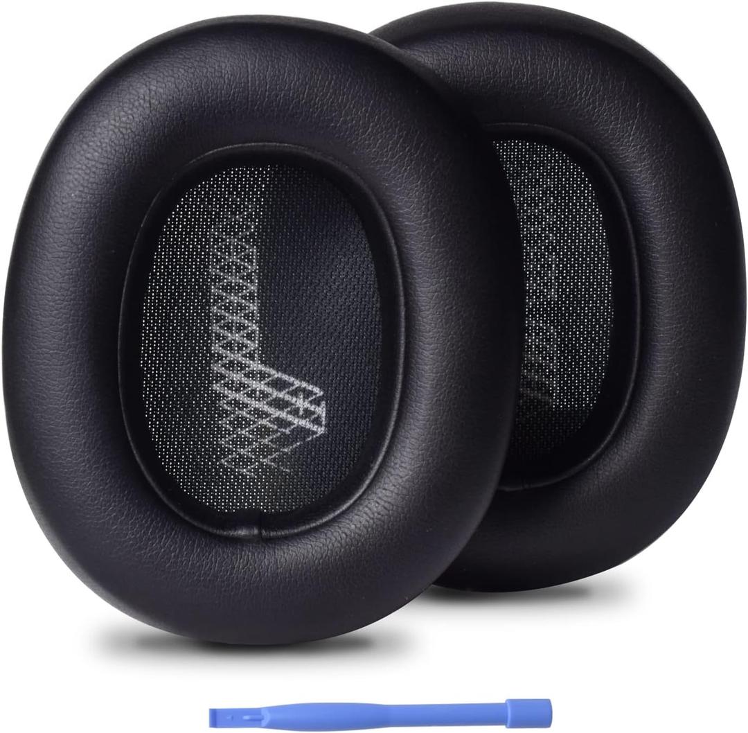 LIVE650BTNC Earpads Replacement Ear Cushions Compatible with Live 650BTNC LIVE660btnc E65BT E65BTNC Everest Elite 750NC V710 and Duet NC Wireless Over-Ear Headphones(Black)