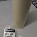TapeManBlue Clear Transfer Tape for Vinyl - 12" x 100' Roll, Made in USA, Premium Vinyl Transfer Tape with Medium to High Tack Adhesive for Crafts, Decals & Letters