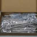 homdiy 15Pack 5in Cabinet Pulls Brushed Nickel Cabinet Handles Nickel Pulls Modern Cabinet Hardware, Stainless Steel Kitchen Cabinet Handles Drawer Pulls (5in hole centers)