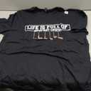 Funny Life is Full of Important Choices Golf Clubs Design T-Shirt S