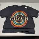 Coach Vintage Retro T-Shirt Size S, Black