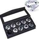 Pack of 10 Crystal Diamond Jewel Home Decor, Wedding Table Decoration, Glass Paperweight 40mm (1.6in)