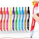 JoyCat Click & Draw Washable Markers for kids with Retractable Tips,10 Colors Markers Set,retractable marker for Toddlers Kids, Ideal arts & crafts supplies,coloring markers,Holiday Gifts for Kid.
