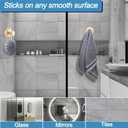 Suction Cup Hooks for Glass Window, Mirror, Wreaths - Shower Hooks for Inside Shower, No Drill Towel Hooks for Bathrooms, Bath Robe Coat Looafh Hook for Hanging - Gold (4 Pack)