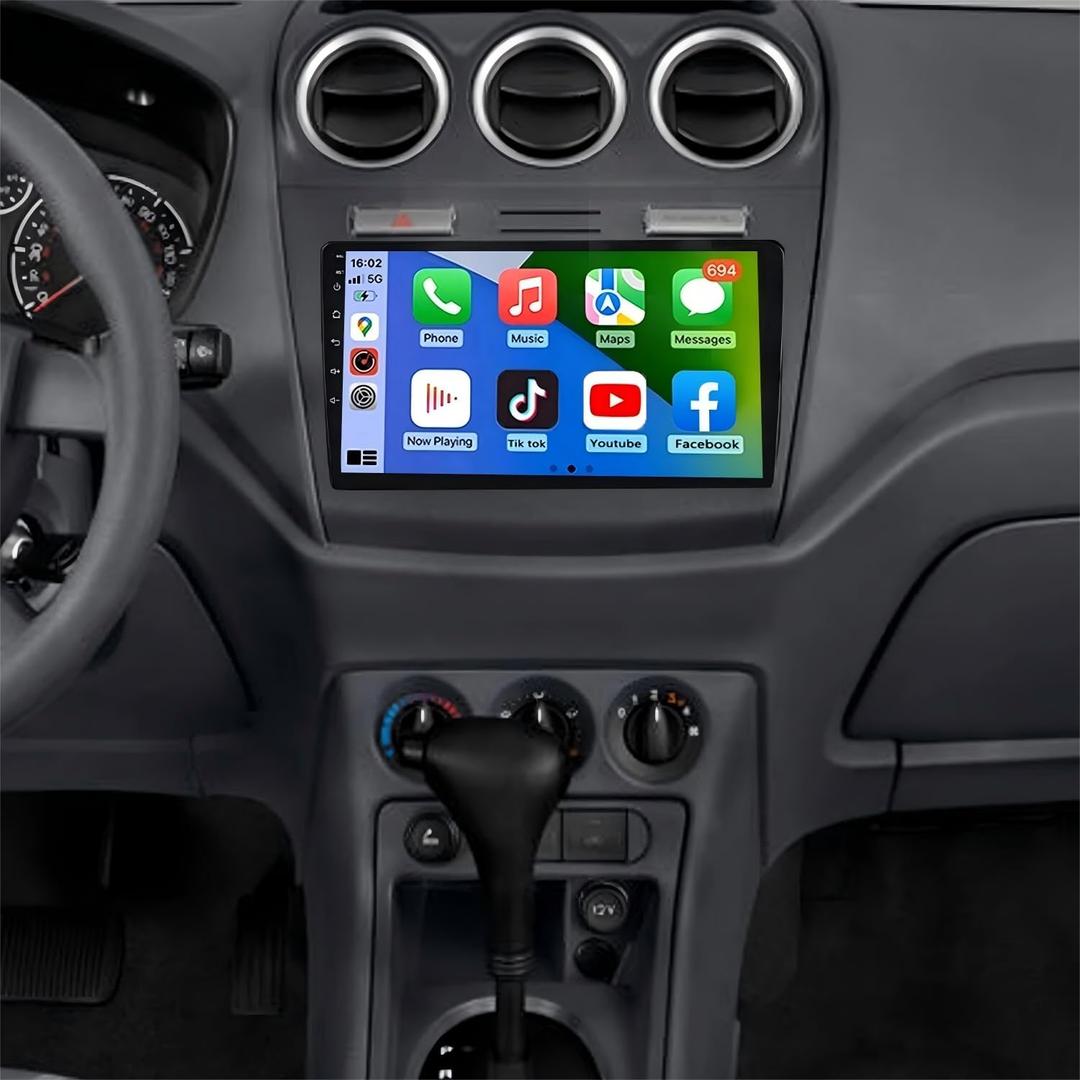 10 Inch Android 14.0 Car Radio Stereo Compatible with Ford Transit Connect 2010-2014 with Carplay & Android Auto Touchscreen Radio WiFi Bluetooth Camera 2+32G