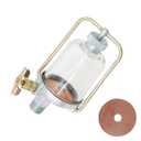 New Fuel Gas Sediment Strainer Bowl Assembly for Allis Chalmers 135 150 165 175 180 202 30 for Massey Ferguson Case IH WC WF WD45 D15 D17 D19 D21 505472M91 70237946 237946 Replaces 70237946 237946