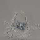 25 Sets Drywall Anchor Kit, Plastic Self Drilling Expansion Hollow Wall Anchors with Screws and Key for Drywall Ceiling Gypsum Plasterboard