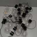 20 Hanging Bulb Battery Operated String Lights, 100 LED Vintage Battery Outdoor Lights for Patio, Waterproof Indoor Outdoor String Lights for Bedroom, Patio, Camping, Wedding, Party Decor