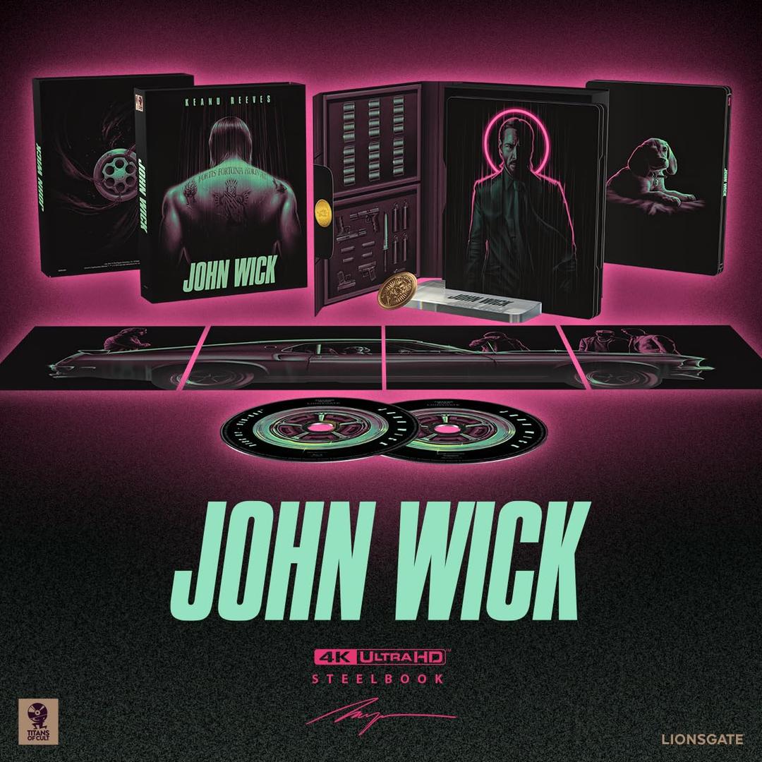 John Wick Titans of Cult 4K + Bluray Steelbook [4K UHD]