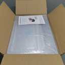 Storage Bins with Lids, 6 Pack Clear Plastic Storage Containers with Magnetic Acrylic Door, 19 Qt Stackable Storage Box for Home,Office Organizing