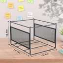 Hanging File Folder Frame for Legal and Letter Size,Hanging File Organizer Holder Rack Hanging Folder Rails for Filing Cabinet Desk Drawer,15.2" L x 12.4" W x 10.5" H,2 Pack