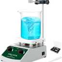 Magnetic Stirrer Hot Plate 520 Heating Mixer 2L Magnetic Mixer Hot Plate 2000RPM Magnetic Stir Plate with Support Stand and Stir Bar Recycler Set for Efficient Mixing and Lab Experiments