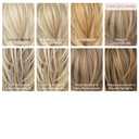 HOOJIH Ponytail Extension, Claw Clip in Straight Messy Hair Bun 9 Inch Short Ponytail Extension with Bendable Metal Wire Hair Pieces for Women Fake Hair Bun DIY Styles - Medium Golden Blonde