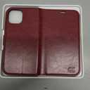 OCASE Compatible with iPhone 14 Wallet Case, PU Leather Flip Folio Case with Card Holders RFID Blocking Kickstand [Shockproof TPU Inner Shell] Phone Cover 6.1 Inch 2022 (Burgundy)