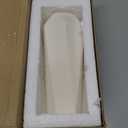 LUQKTES White Ceramic Vase, 8 Inch Small Cute Modern Flower Vases for Centerpieces Tulips Pampas Grass Bouquet Roses Bud Lily, Dining Table Living Room Office Home Decor Shelf(Frosted)