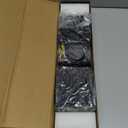 Xiourcre 35in Wireless Wall Sconces Set of Two, [Creates Sunset Glow Ambiance] Dimmable 2700K6000K with 8000mAh Battery & Display, Touch/Remote Control, Rechargeable Wall Lamps for Home Decor  Black