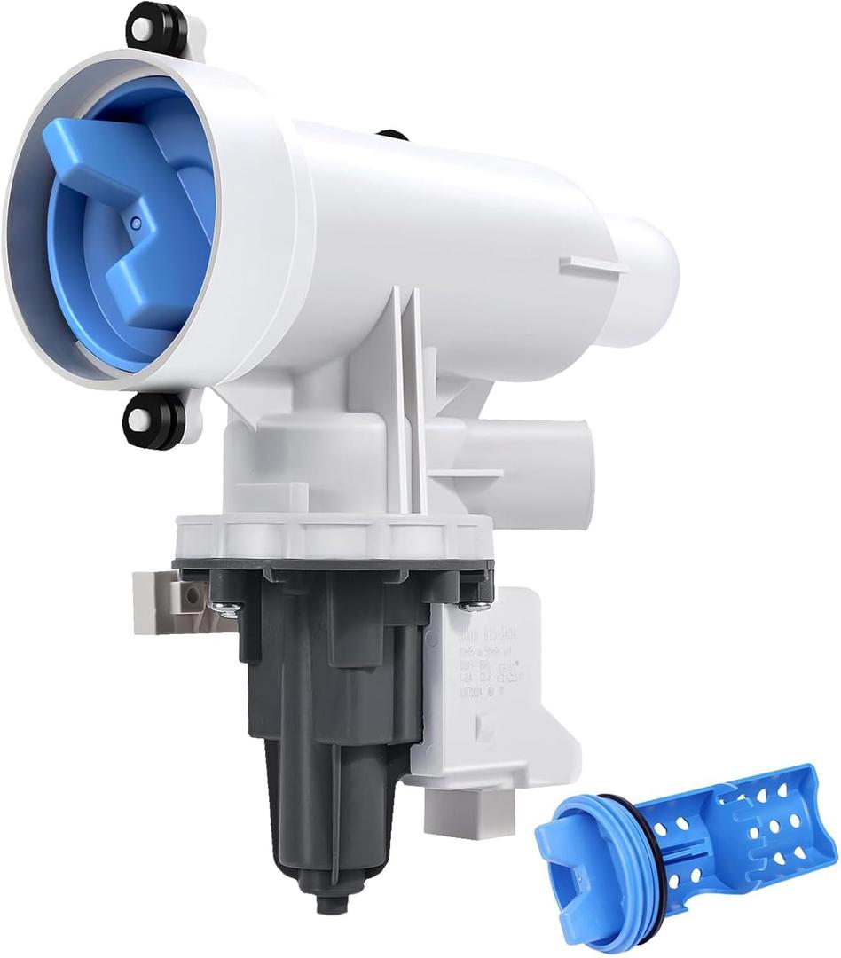 Upgraded WH11X29539 (OEM) Washer Drain Pump Filter Assembly for GE Top Load Washer, Clothes Drain Pump Replace Parts AP6986715 PS16217203 EAP16217203 AP6986715 4962370 PD00065822 for GE