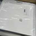 2222 Inches Oversize Extra Large Sturdy Glossy White Acrylic Serving Tray King Size Decorative Big Ottoman Trays with Cut Out Handles Water Proof Bed Tray Coffee Counter Top Organizer
