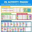Preschool Learning Activities - Letter Tracing Books for Kids Ages 3-5 - Toddler Handwriting Practice - Learning Books for 4 Year Olds, Educational Learning Toys for 3 Year Old - 4 Year Old Boy Toys