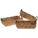 Baskets, Set of 3 for Home, Office, Dorm Room, Living Room, Bedroom, Bathroom, Nursery Storage and Organization (13x9/14x10/15x12inch)