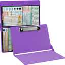 Foldable Clipboard by WhiteCoat Clipboard- Lilac - Nursing Edition Aluminum