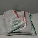 Drydiet Christmas Area Rug Xmas Snowflake Washable Non Slip Rug, Red White Xmas Winter Door Mat Holiday Decor Carpet for Living Room Bedroom Dining Room Kitchen Bathroom Hallway (3 x 5 Feet)