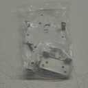 Heavy Duty Gate Latch, Post Mount Automatic Self-Closing Door Latch, for Wooden/Vinyl Fence, Pool, Garden Outdoor, W/Mounting Screws (White)