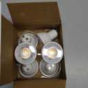 SETEN GU10 LED Light Bulbs 6W Dimmable, 50W Halogen Equivalent, 580 Lumens, 2700K Warm White, Standard GU10 Base for Track Lighting & Recessed Cans 6-Pack