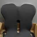 Ergonomic Orthopedic Cushion for Tailbone Pain Relief, with Memory Foam, Car Seat Cushion with Waist Support, Non-Slip, Breathable, Washable Cover (Black)