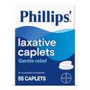 Phillips' Laxative Caplets, With Naturally Sourced Magnesium Supplement for Gentle Relief of Occasional Constipation, Cramp and Stimulant Free Laxatives, 100 Caplets