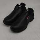 PJZHJ Non Slip Work Shoes Water & Oil Resistant Food Service Shoes Comfortable Slip-On Chef Footwear for Restaurant Hospital (11.5)