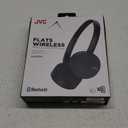 JVC HA-S23W Wireless Headphones - On Ear Bluetooth Headphones, Foldable Flat Design, 17-Hour Long Battery Life (Black)
