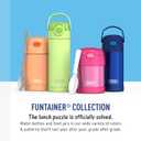 THERMOS FUNTAINER 16 Ounce Stainless Steel Vacuum Insulated Bottle with Wide Spout Lid, Graffiti Girl