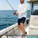 ZITY Fishing Shirts for Men UPF 50+ Sun Protection Hoodie Long Sleeve Rash Guard Lightweight Quick Dry UV Shirt