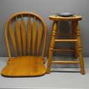 Sunset Trading Selections 24" Counter Height Swivel Barstool, Light Oak